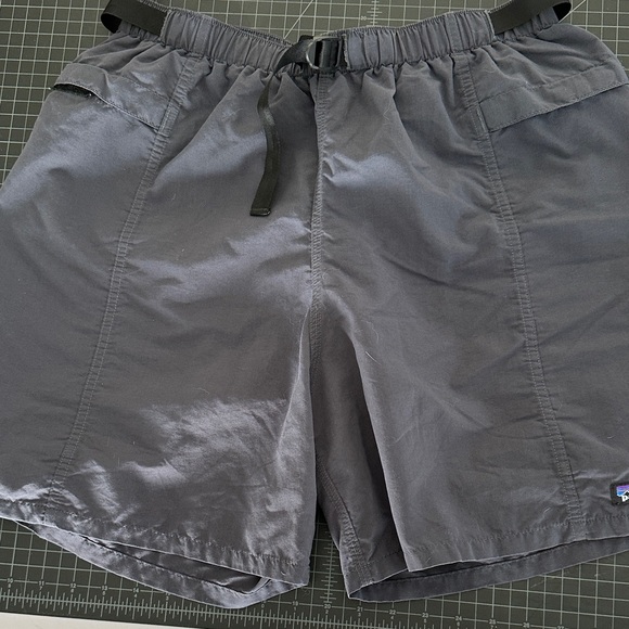 Patagonia Men's Charcoal Athletic Shorts - Picture 1 of 8